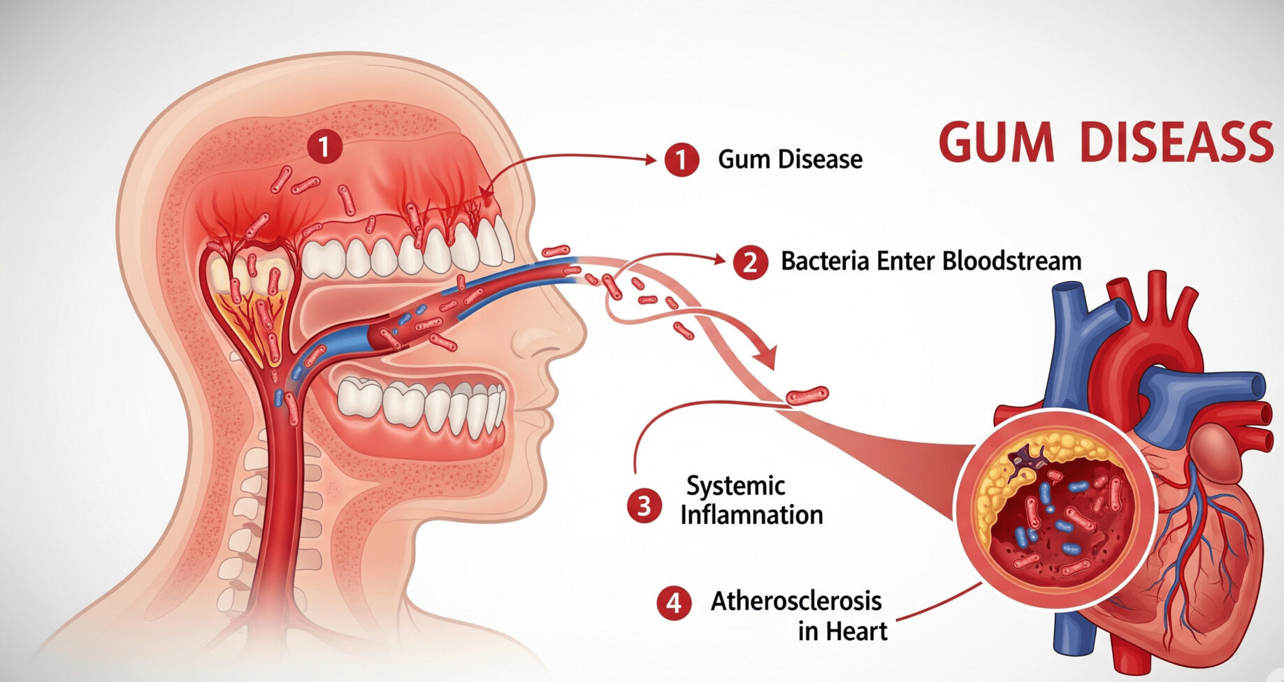 How Gum Disease Affects Your Heart