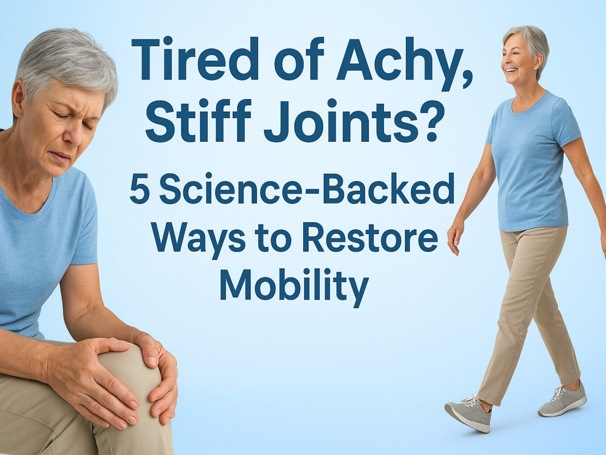 Tired of Achy, Stiff Joints 5 Science-Backed Ways to Restore Mobility II Learn Lift