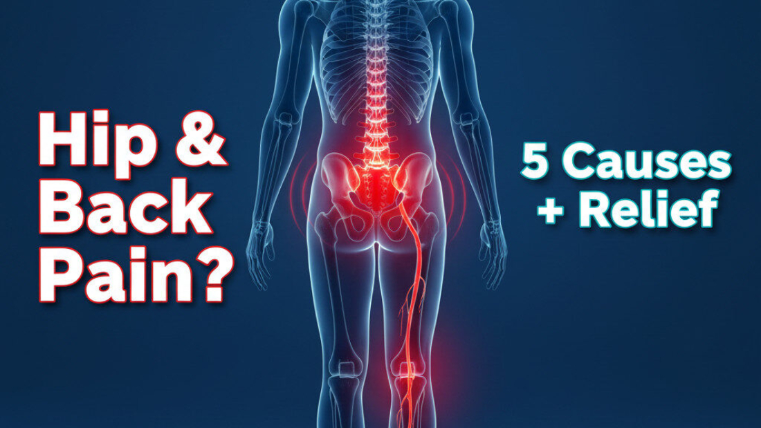 Hip and Lower Back Pain: 5 Common Causes and How to Find Relief
