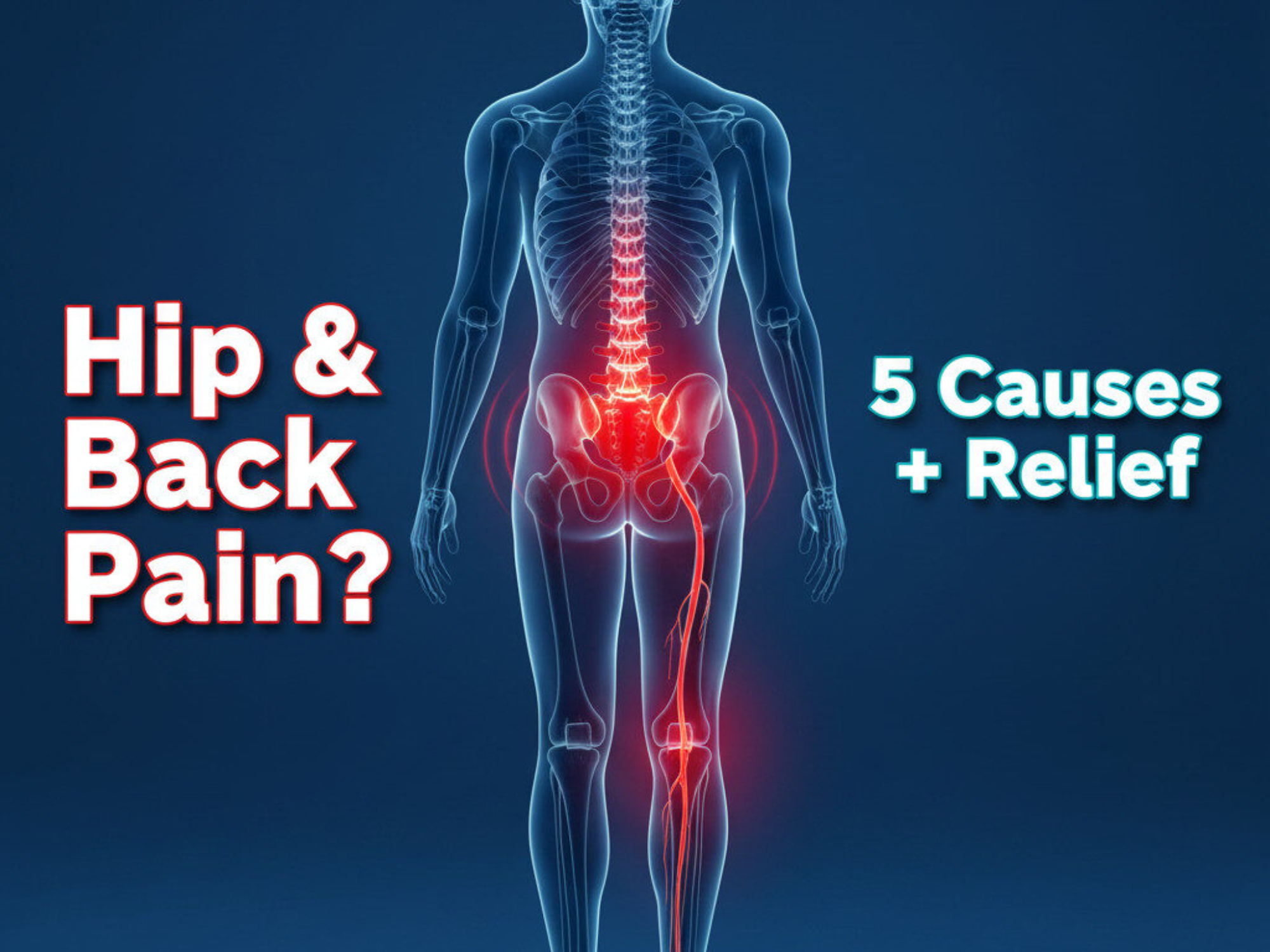 Hip and Lower Back Pain: 5 Common Causes and How to Find Relief